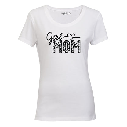 Girl Mom - Patterned - Ladies - T-Shirt