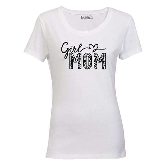 Girl Mom - Patterned - Ladies - T-Shirt