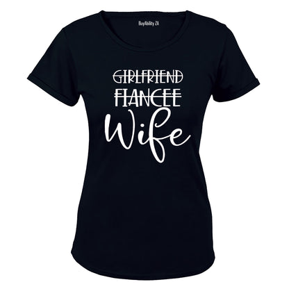 Girlfriend - Fiancee - Wife - Ladies - T-Shirt - BuyAbility