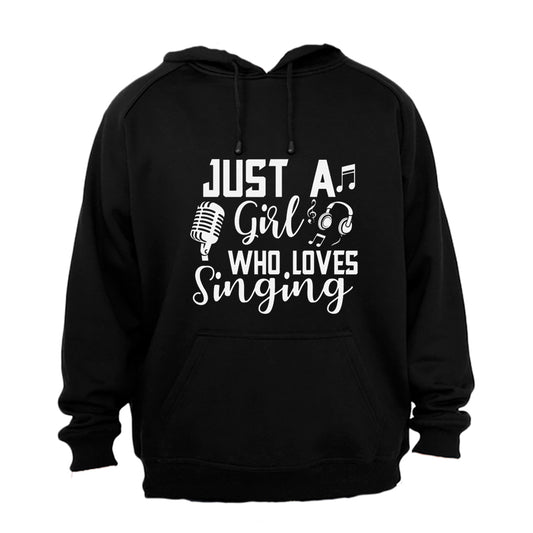 Girl Who Loves Singing - Hoodie - BuyAbility South Africa