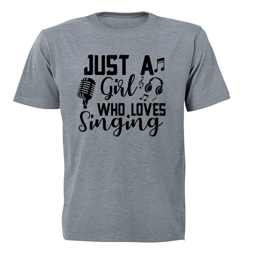 Girl Who Loves Singing - Kids T-Shirt - BuyAbility South Africa