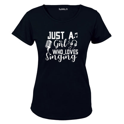 Girl Who Loves Singing - Ladies - T-Shirt