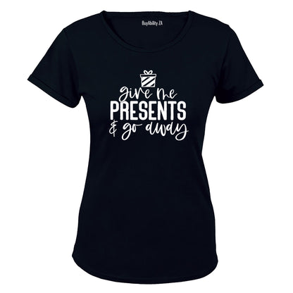Give Me Presents - Christmas - Ladies - T-Shirt