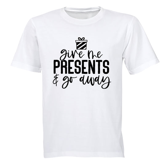 Give Me Presents - Christmas - Adults - T-Shirt - BuyAbility South Africa