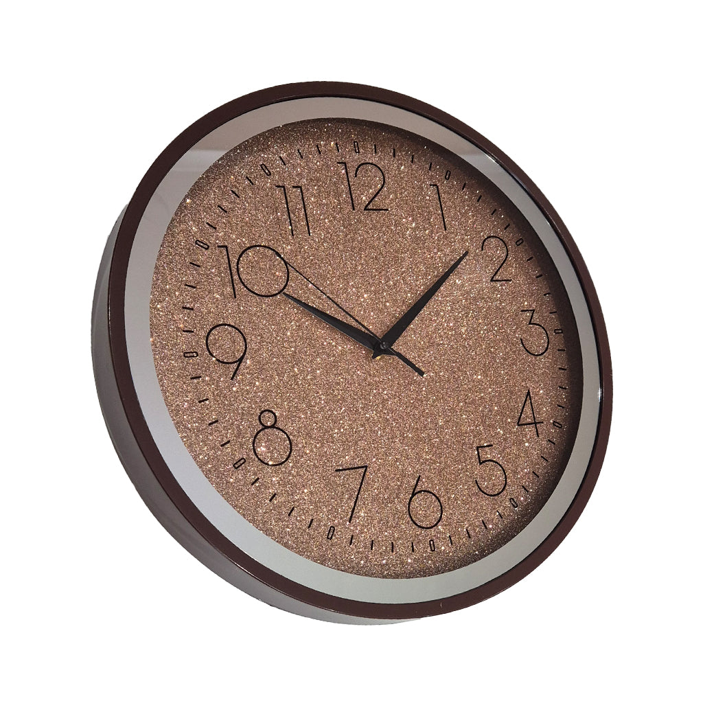 Sparkling Glitter Wall Clock