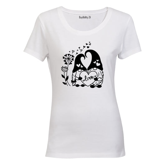 Gnome Love Valentine - Ladies - T-Shirt - BuyAbility South Africa