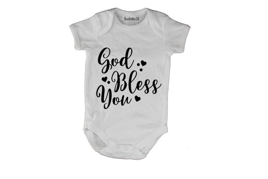 God Bless You - Baby Grow
