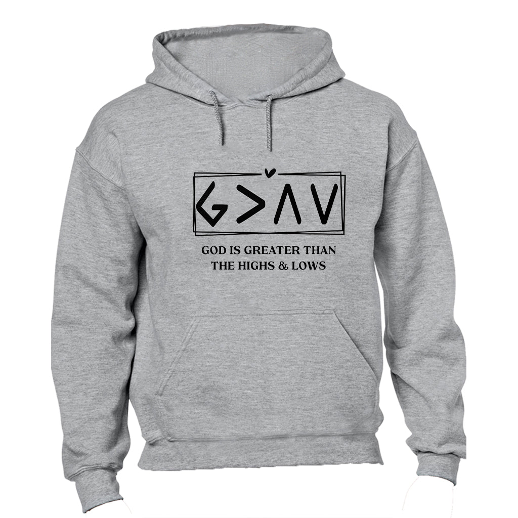 God is Greater - Hoodie - BuyAbility South Africa