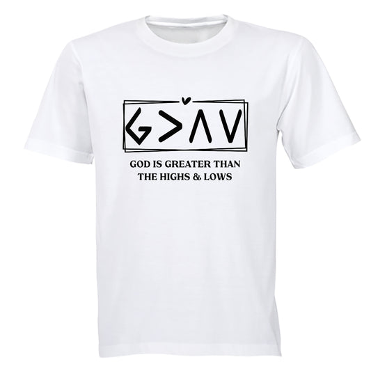 God is Greater - Adults - T-Shirt - BuyAbility South Africa