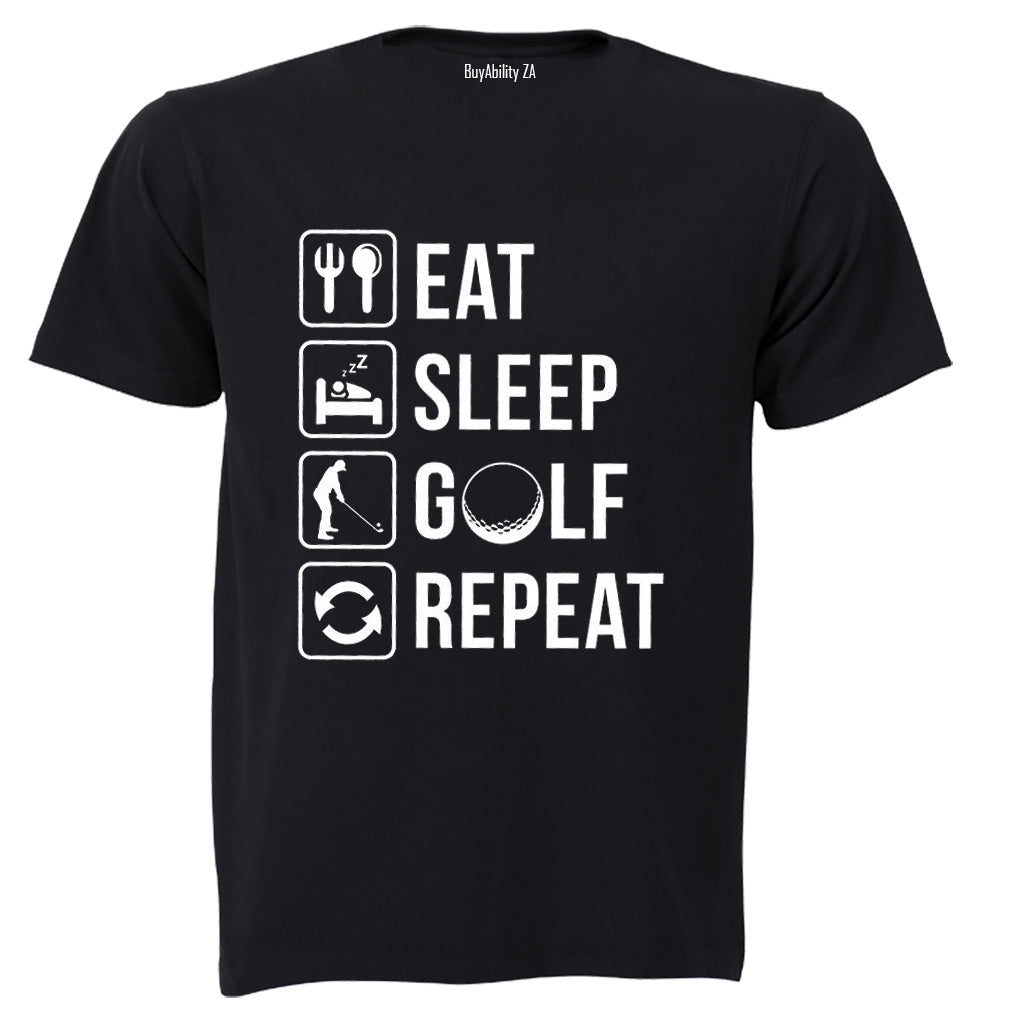 Golf. Repeat - Adults - T-Shirt