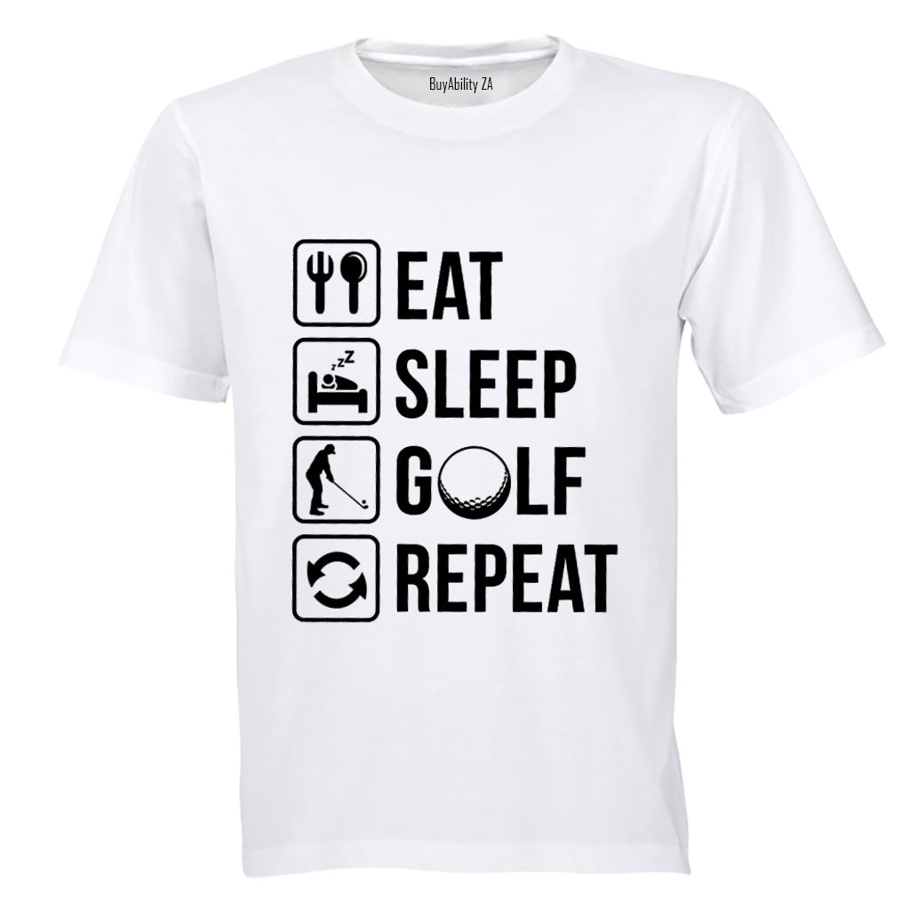 Golf. Repeat - Adults - T-Shirt