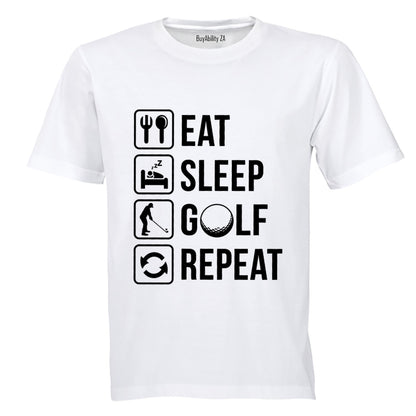 Golf. Repeat - Adults - T-Shirt
