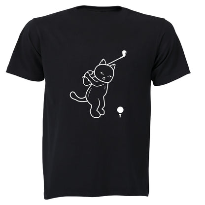Golf Cat - Adults - T-Shirt - BuyAbility South Africa