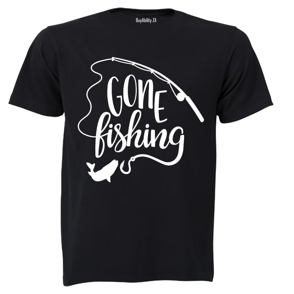 Gone Fishing - Adults - T-Shirt - BuyAbility
