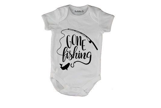 Gone Fishing - Baby Grow