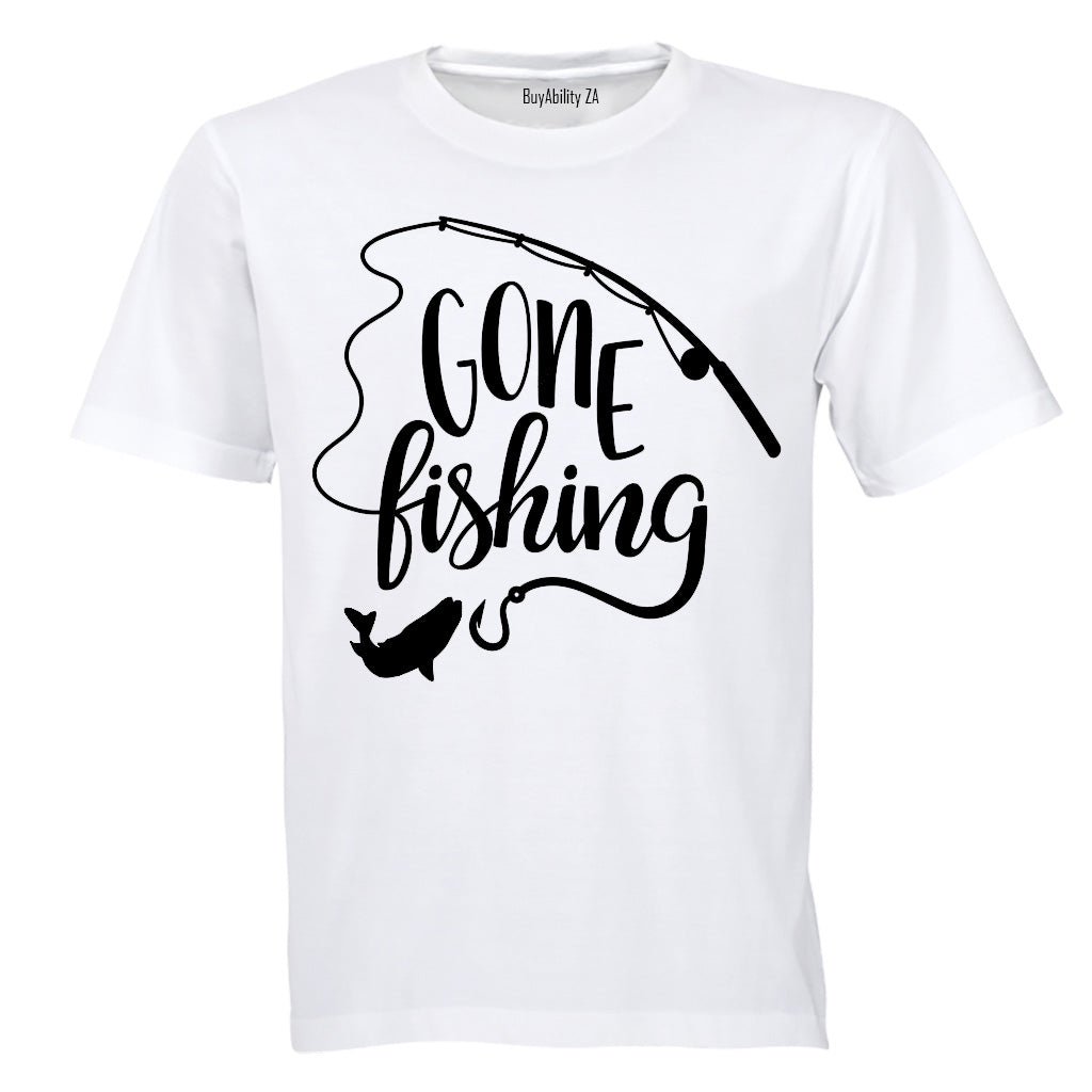 Gone Fishing - Adults - T-Shirt - BuyAbility