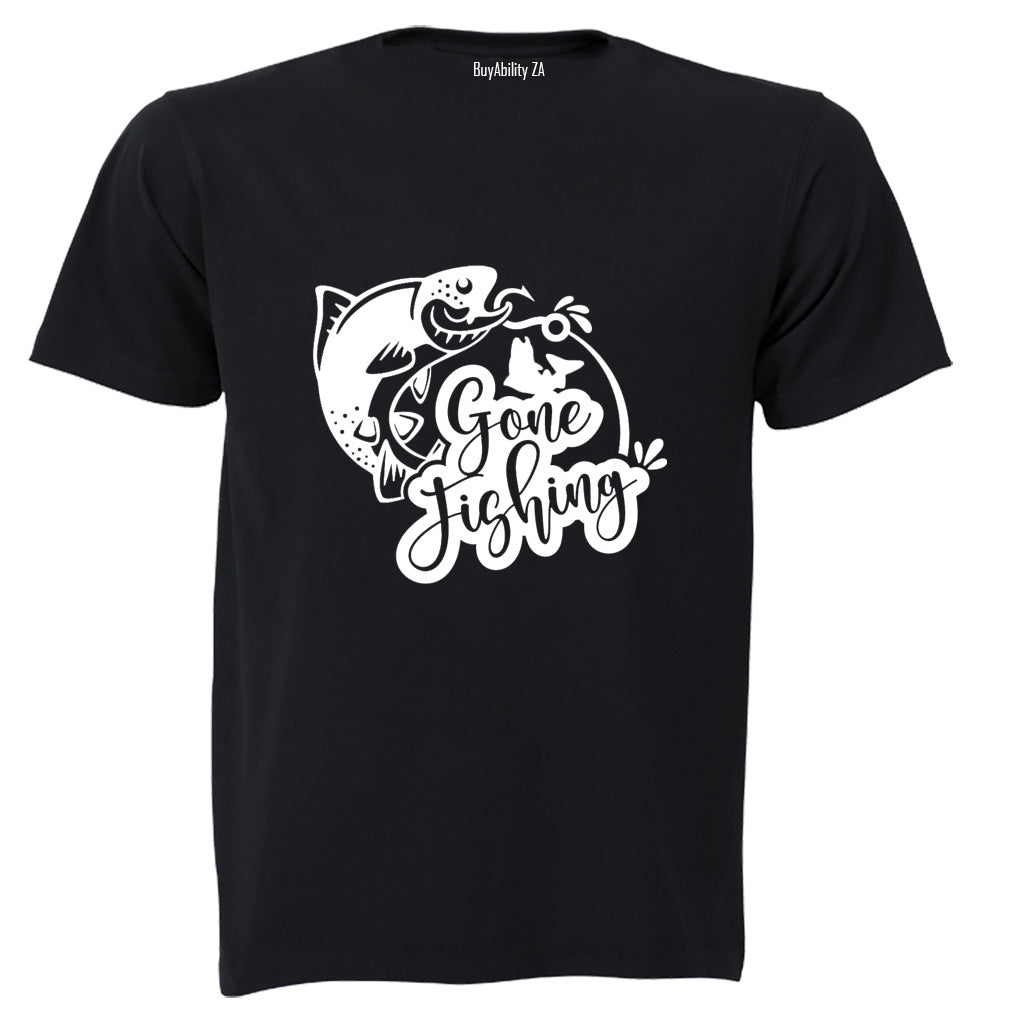 Gone Fishing - Adults - T-Shirt