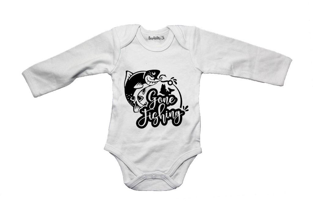 Gone Fishing - Baby Grow