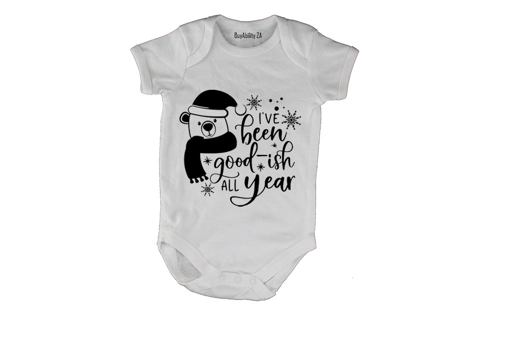 Good-ISH - Christmas Bear - Baby Grow