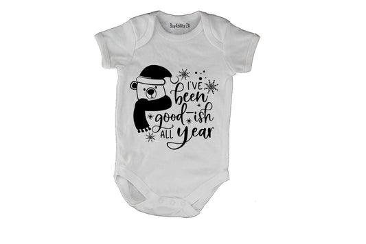 Good-ISH - Christmas Bear - Baby Grow