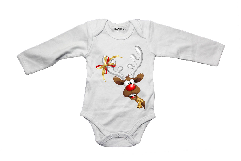 Goofy Christmas Reindeer - Baby Grow
