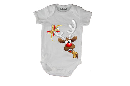 Goofy Christmas Reindeer - Baby Grow