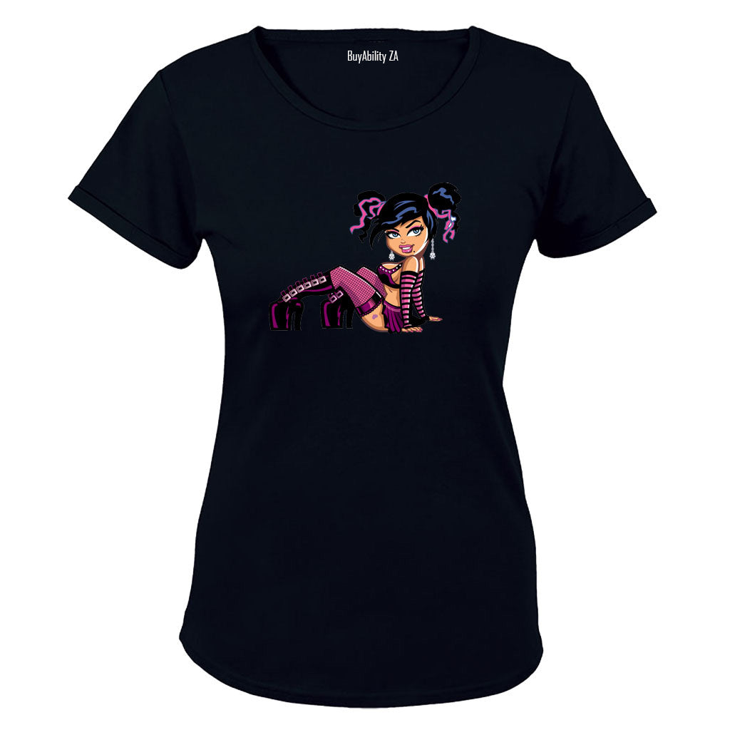 Goth Girl, Pink Punk - Ladies - T-Shirt