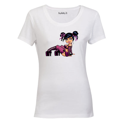 Goth Girl, Pink Punk - Ladies - T-Shirt