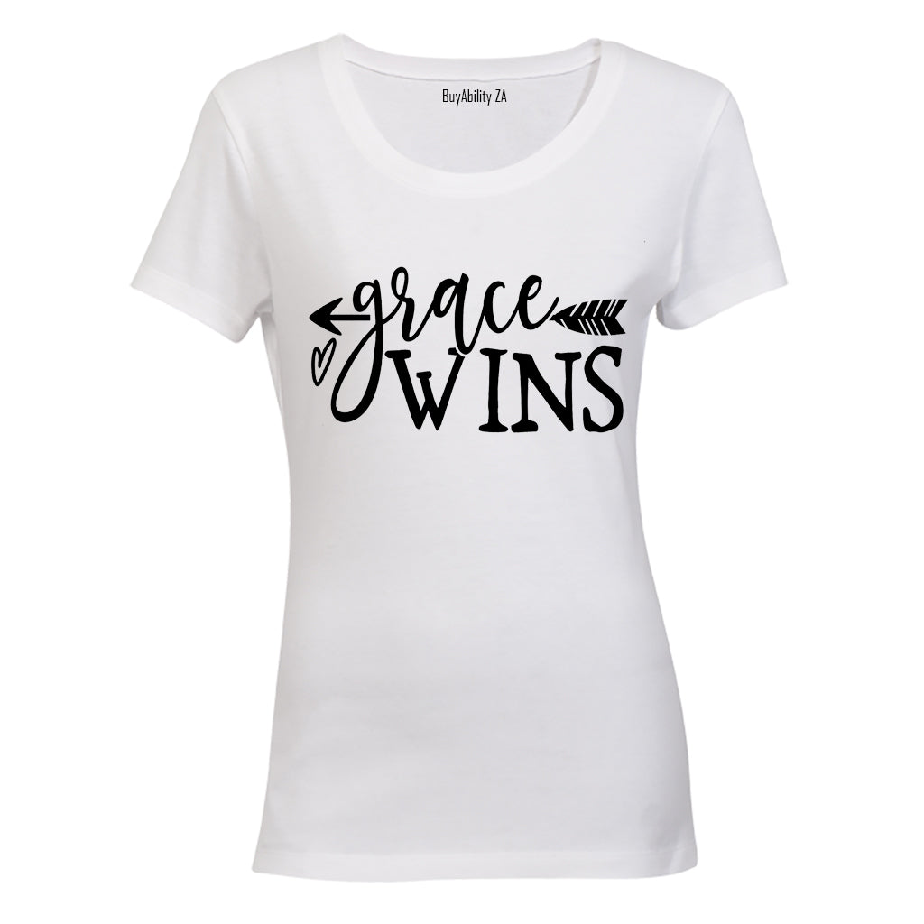 Grace Wins - Ladies - T-Shirt