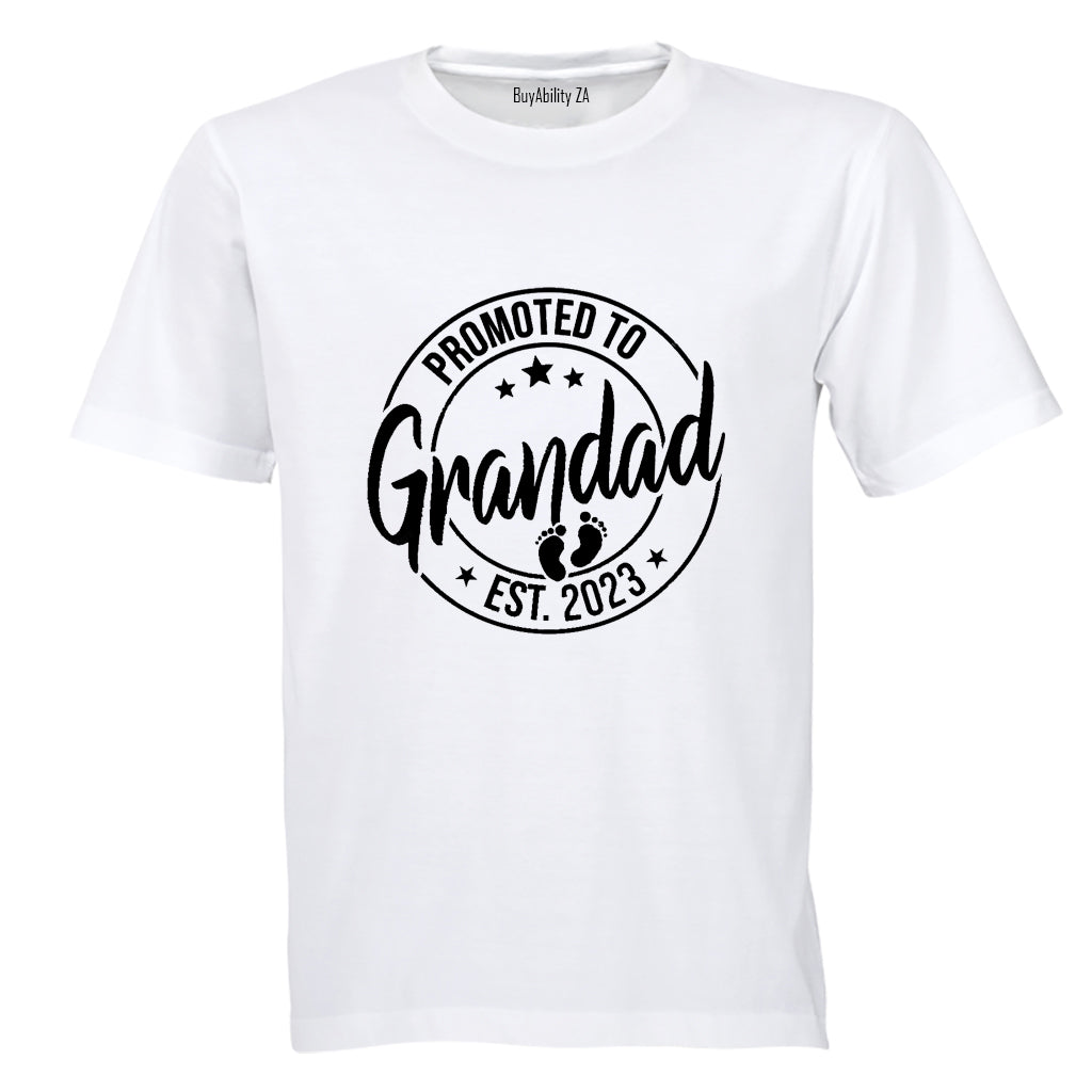 Grandad Est. 2023 - Adults - T-Shirt