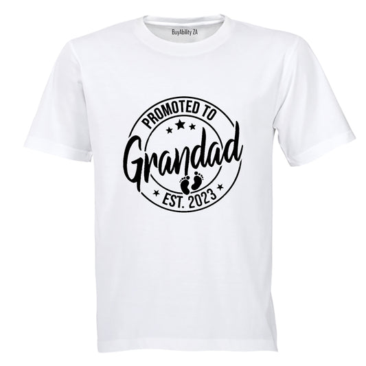 Grandad Est. 2023 - Adults - T-Shirt