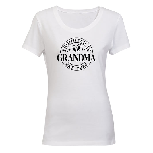 Promoted to Grandma 2024 - Ladies - T-Shirt - BuyAbility South Africa