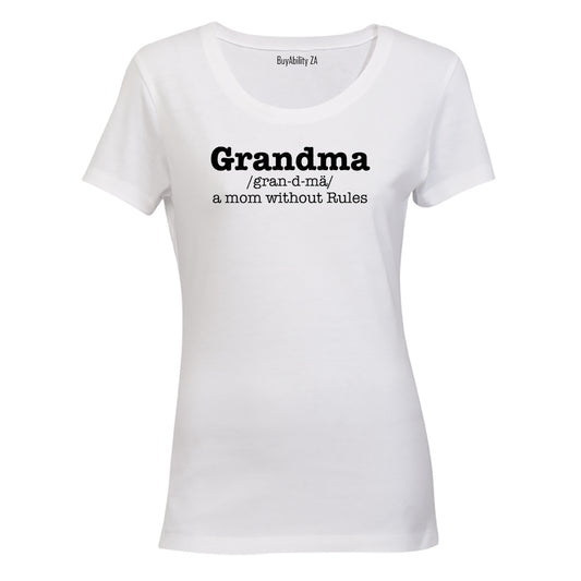 Grandma Definition - Ladies - T-Shirt - BuyAbility South Africa