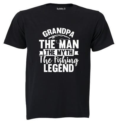 Grandpa - Fishing Legend - Adults - T-Shirt