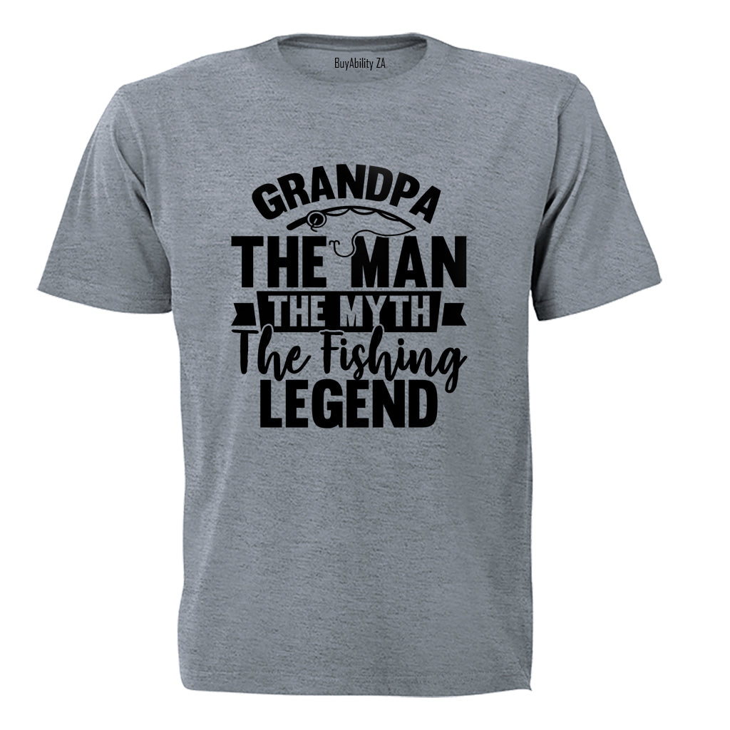 Grandpa - Fishing Legend - Adults - T-Shirt