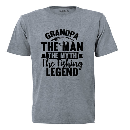 Grandpa - Fishing Legend - Adults - T-Shirt