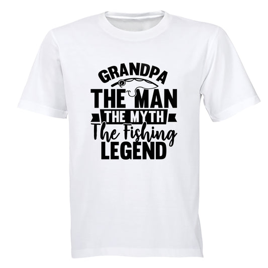 Grandpa - Fishing Legend - Adults - T-Shirt - BuyAbility South Africa