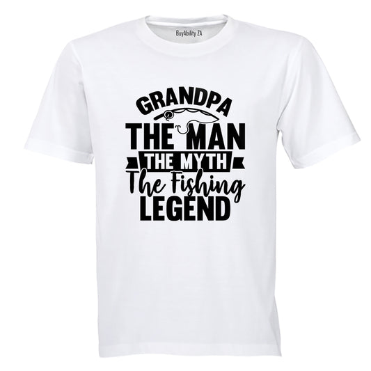 Grandpa - Fishing Legend - Adults - T-Shirt