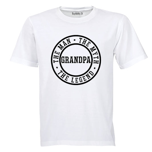 Grandpa - The Man - Adults - T-Shirt