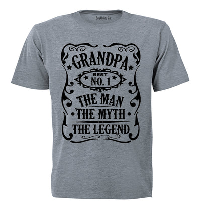 Grandpa - The Man. Myth. Legend - Adults - T-Shirt