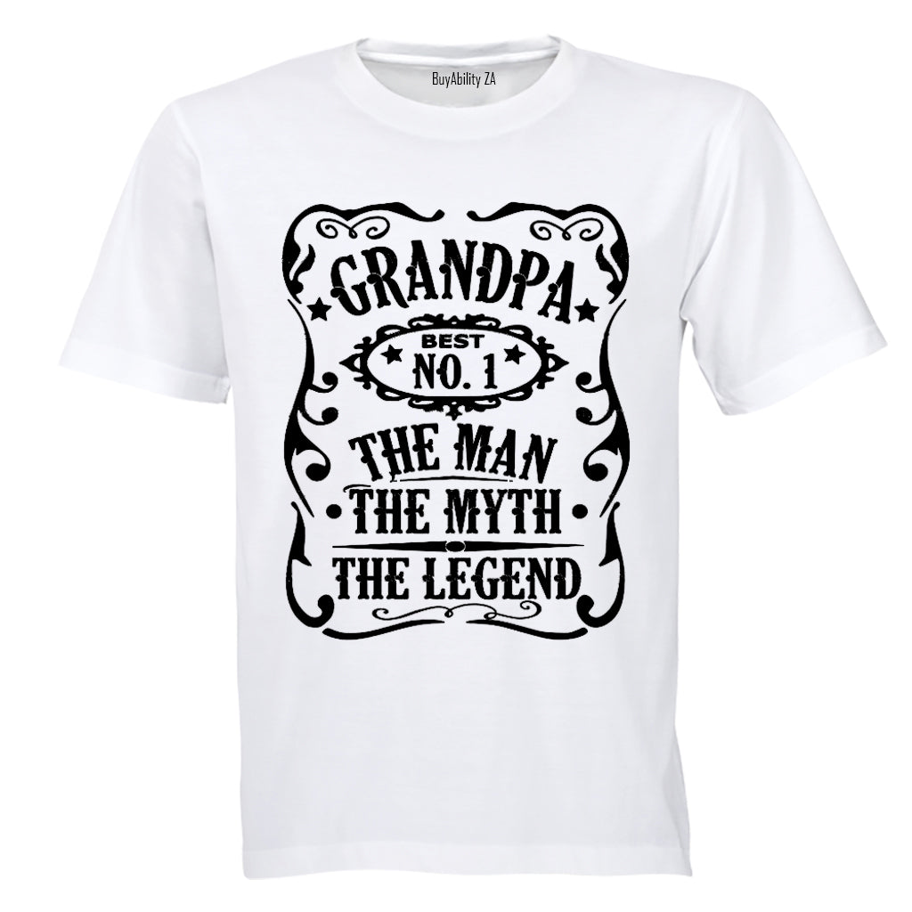 Grandpa - The Man. Myth. Legend - Adults - T-Shirt