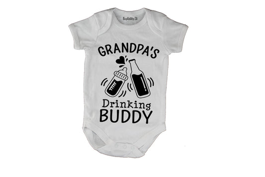 Grandpa's Drinking Buddy - Baby Grow