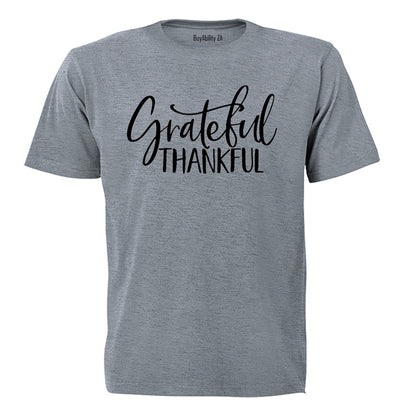 Grateful. Thankful - Adults - T-Shirt - BuyAbility South Africa