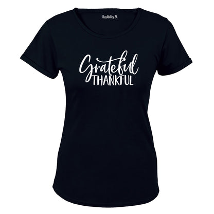 Grateful. Thankful - Ladies - T-Shirt - BuyAbility South Africa