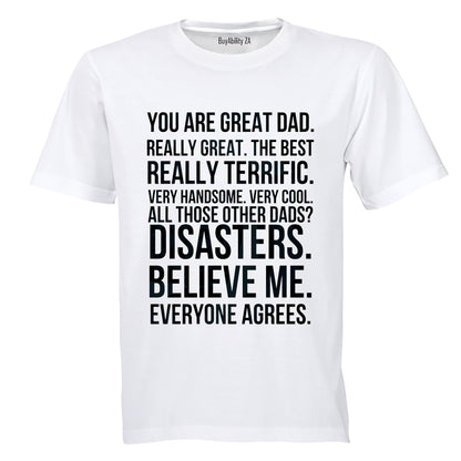 Great Dad - Everyone Agrees - Adults - T-Shirt