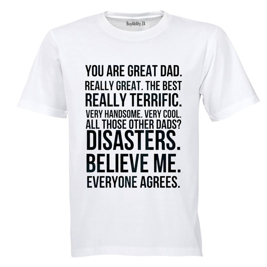 Great Dad - Everyone Agrees - Adults - T-Shirt