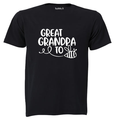 Great Grandpa To Bee - Adults - T-Shirt