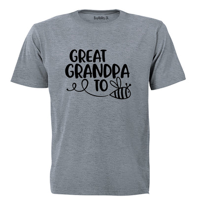 Great Grandpa To Bee - Adults - T-Shirt
