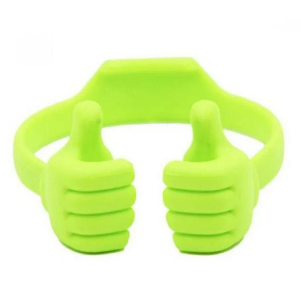 Green Thumb Shaped Flexible Phone Stand