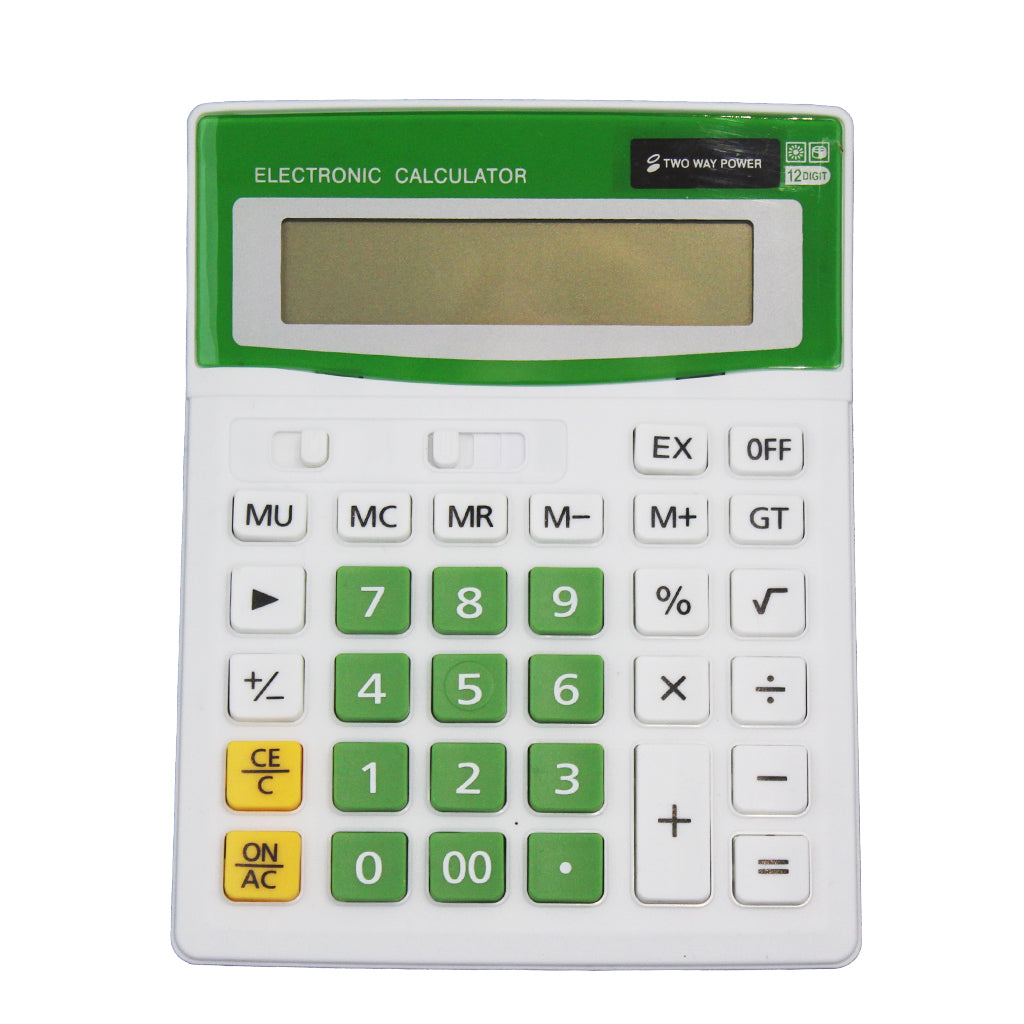 Large Green Desktop Calculator